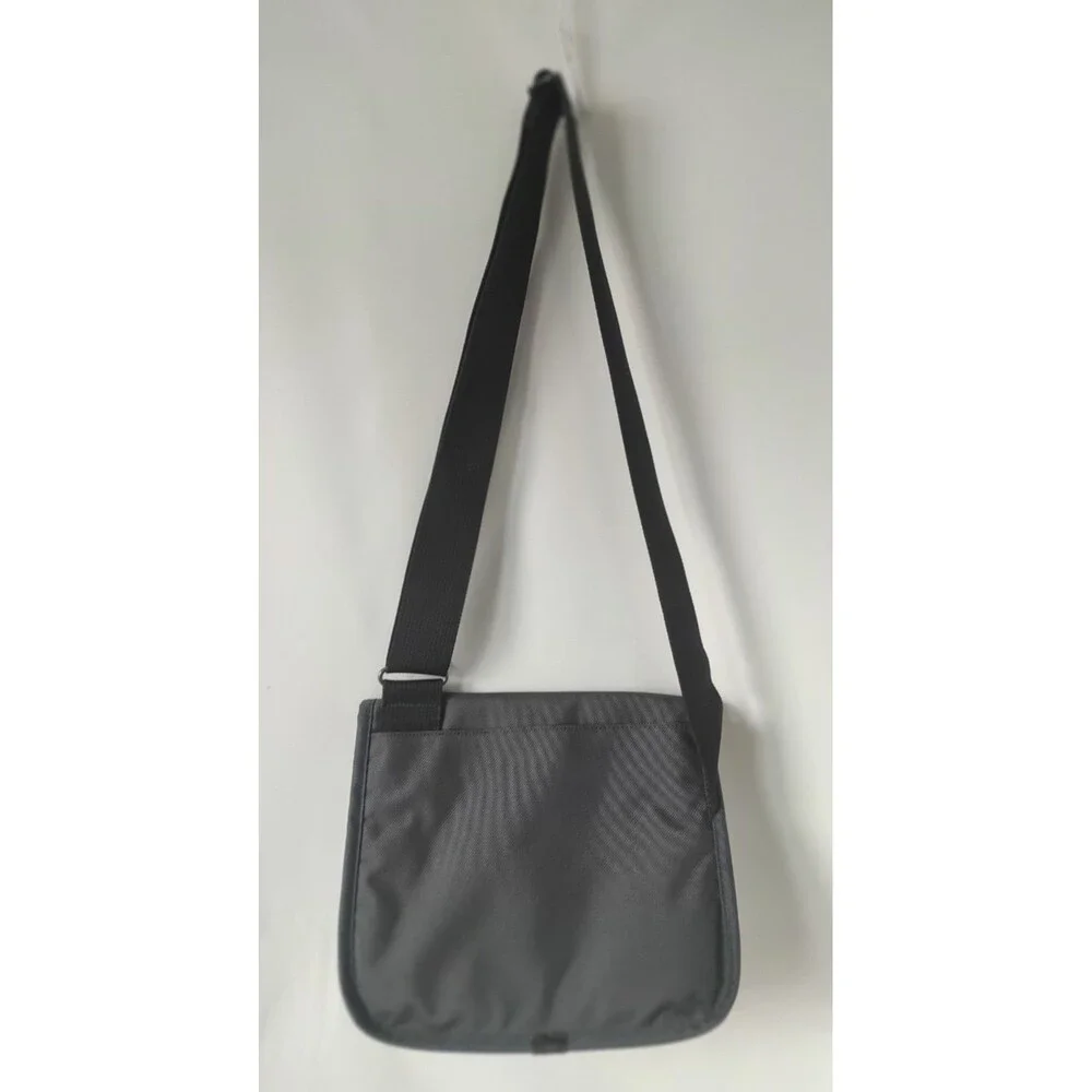 TUMI Alpha Small Flap Crossbody Grey Shoulder Bag Pouch 22105DH 10.5